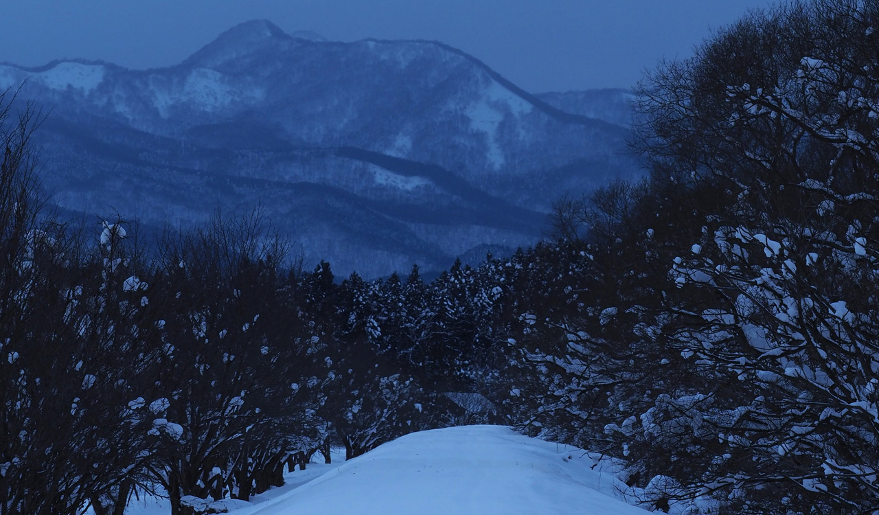 なめとこ山の舞台である奥州山脈遠景